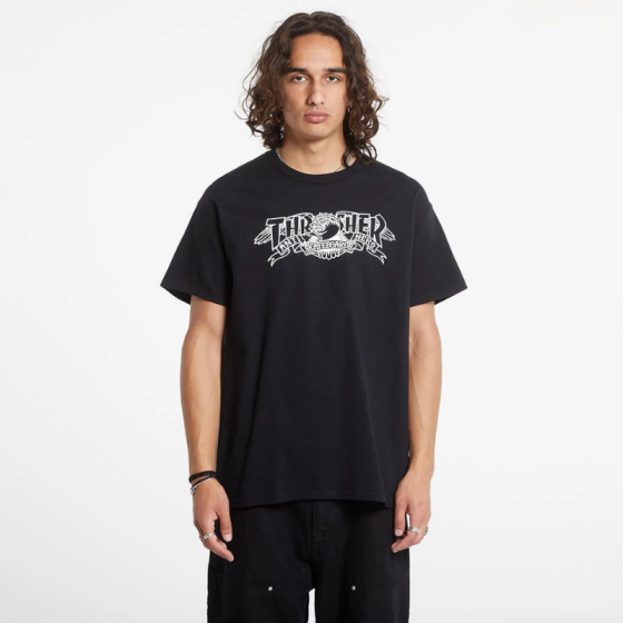 Футболка Thrasher Mag Banner 311617blk (black)