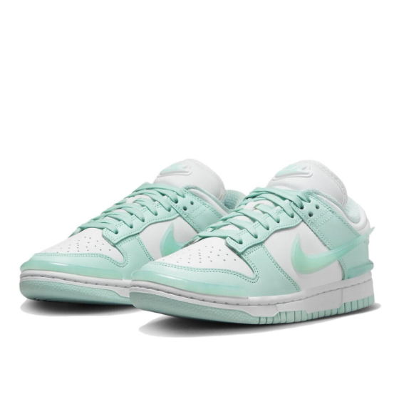 Кроссовки Женские Nike Dunk Low Twist DZ2794-101 (summit white-jade ice)