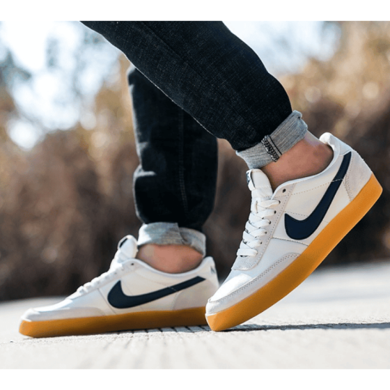 Кроссовки Nike Killshot 2 Leather 432997-107 (sail-midnight navy-gum yellow)