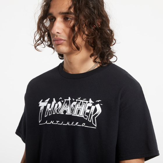 Футболка Thrasher Pigeon Mag 311618blk (black)