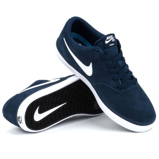 Кеды Nike SB Check Solar 843895-400 (midnight navy-white)