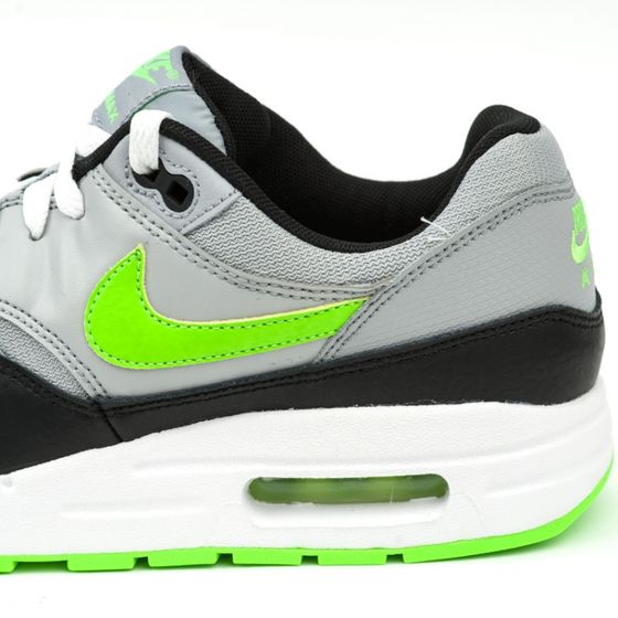 Кроссовки детские Nike Air Max 1 GS 807602-006 (wolf grey-electric green)