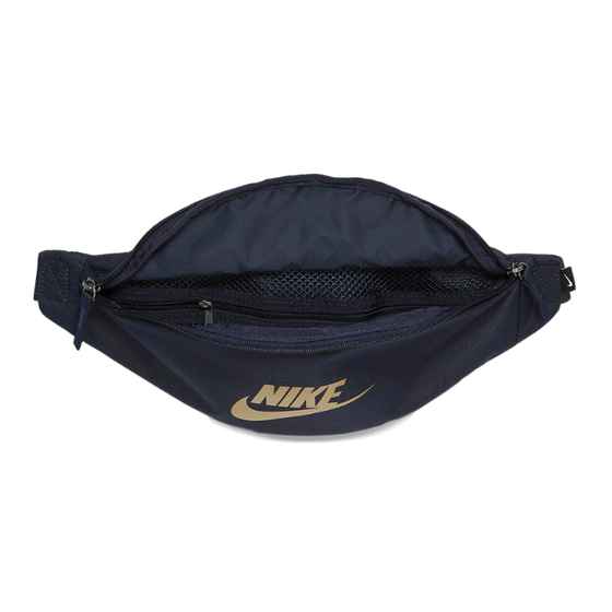 Сумка На Пояс Nike Heritage Hip Pack BA5750-452 (obsidian-metallic gold)
