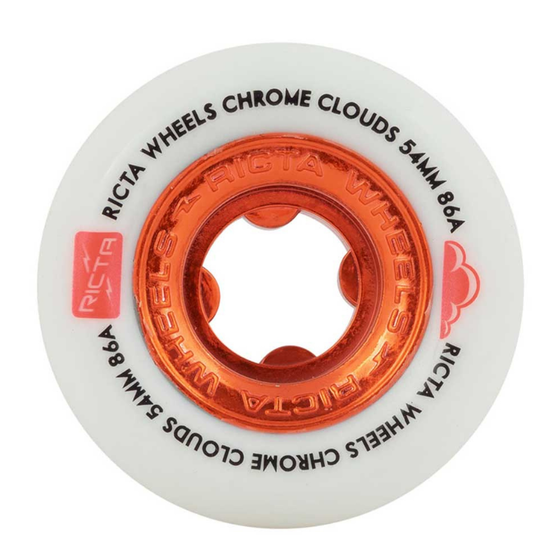 Колеса Ricta Wheels Chrome Clouds Red 22222592 (multi)