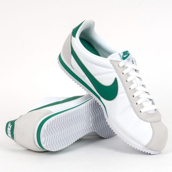 Кроссовки Nike Classic Cortez Nylon 807472-103 (white-green noise)