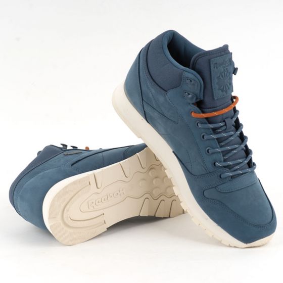 Кроссовки Reebok Classic Leather Mid Goretex AQ9850 (slate-ppwht-beach st)