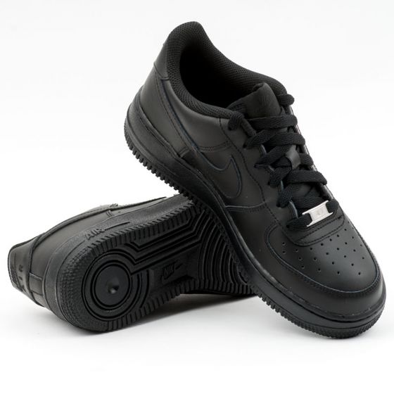 Кроссовки детские Nike Air Force 1 GS 314192-009 (black-black-black)