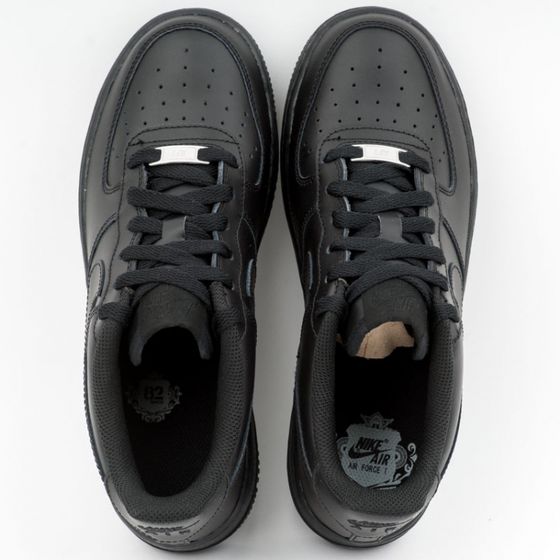 Кроссовки детские Nike Air Force 1 GS 314192-009 (black-black-black)