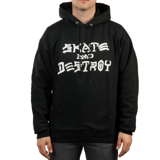 Худи Thrasher Skate And Destroy Hood 314225 (black)