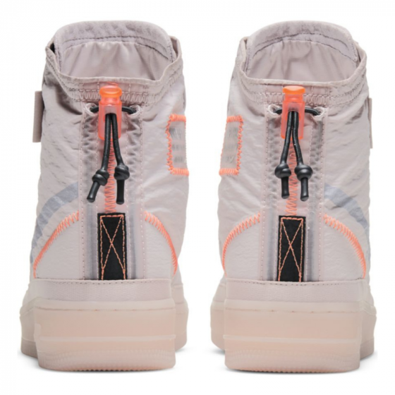 Кроссовки Женские Nike W Air Force 1 Shell BQ6096-003 (platinum violet-metallic silver)