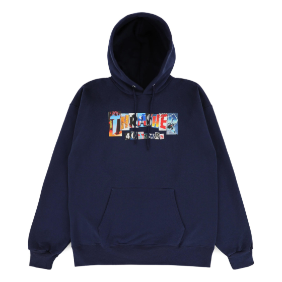 Худи Thrasher 40 Year Anniversary Hoodie 314307 (navy)