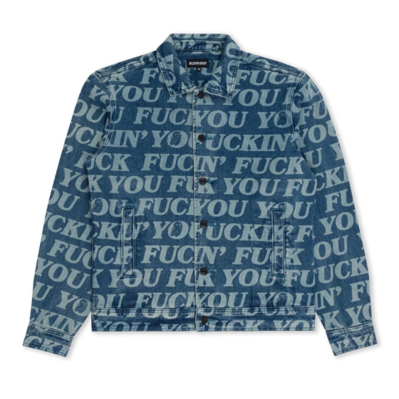 Куртка Ripndip Fuckin Fuck Denim Jacket RND9903 (medium washed)