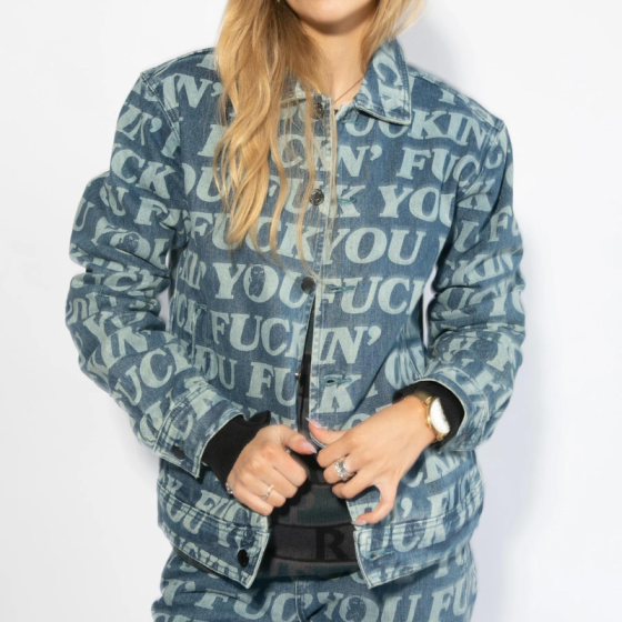 Куртка Ripndip Fuckin Fuck Denim Jacket RND9903 (medium washed)