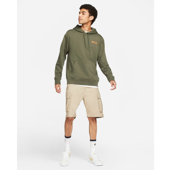 Худи Nike SB GFX Hoodie 3 DJ1043-325 (cargo khaki-total orange)