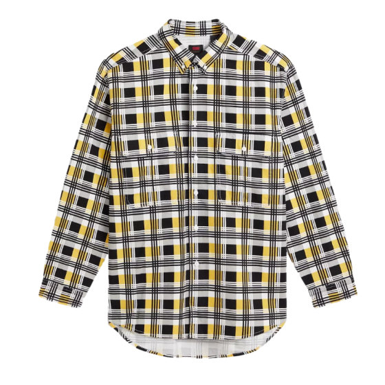 Рубашка Levis Skate LS Woven A0953-0001 (printed black yellow)