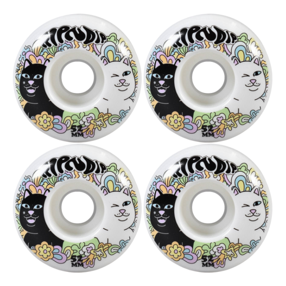Колеса Для Скейтборда Ripndip Flower Child Skate Wheels RNDRND (white)