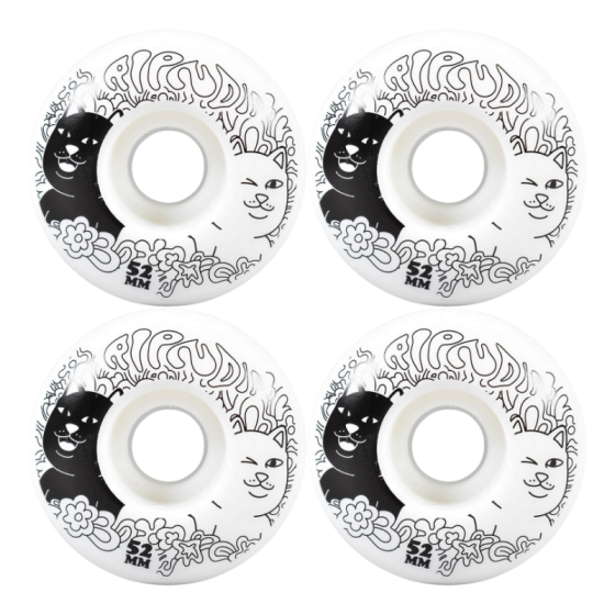 Колеса Для Скейтборда Ripndip Flower Child Skate Wheels RNDRND (white)