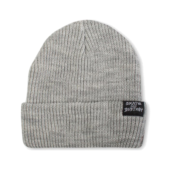 Шапка Thrasher Skate And Destroy Knit Beanie 3138069 (grey)