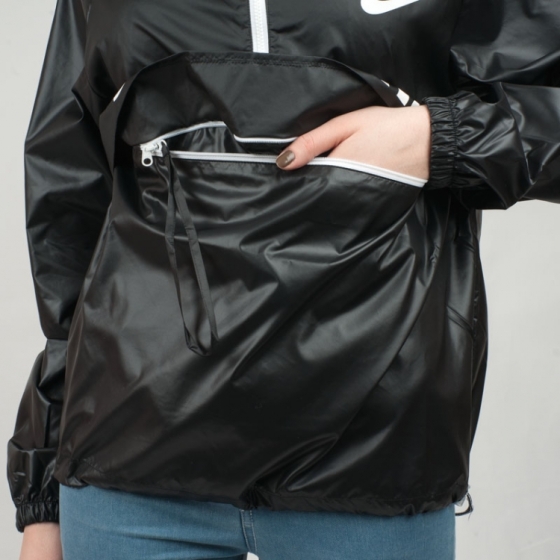 Ветровка Женская Nike City Packable Jacket 725818-010 (black-black-white)