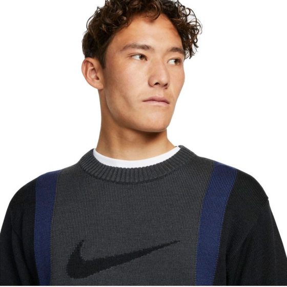 Свитер Nike SB Sweater DD0578-010 (black-dk smoke grey)