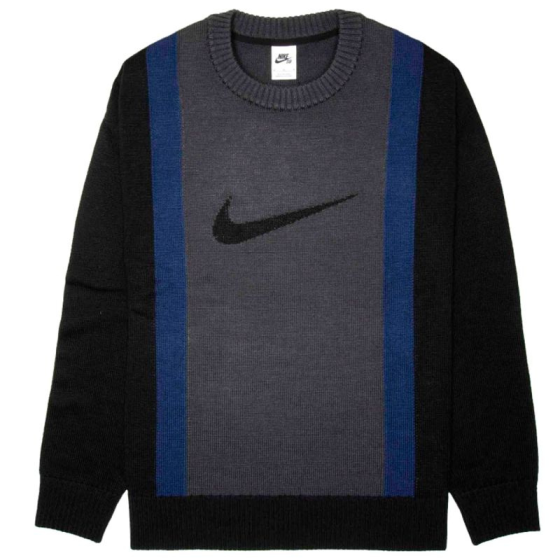 Свитер Nike SB Sweater DD0578-010 (black-dk smoke grey)