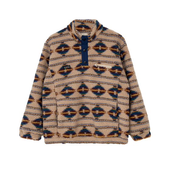 Толстовка Magamaev Turbo Fleece Button maga22-turboflc-biegnavy (biege-navy)