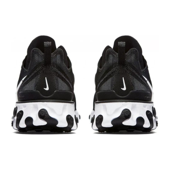 Кроссовки Nike React Element 55 BQ6166-003 (black-white)