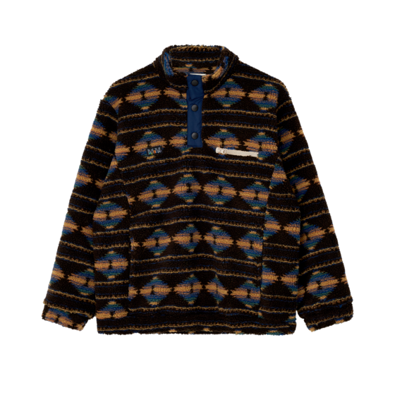 Толстовка Magamaev Turbo Fleece Button maga22-turboflc-brwbieg (brown-biege)