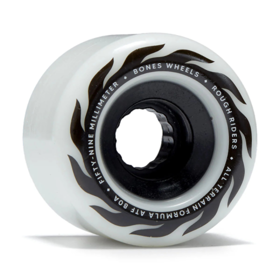 Колеса Bones All Terrain Formula Rough Riders 80A WSCPRR065980W4 (white)