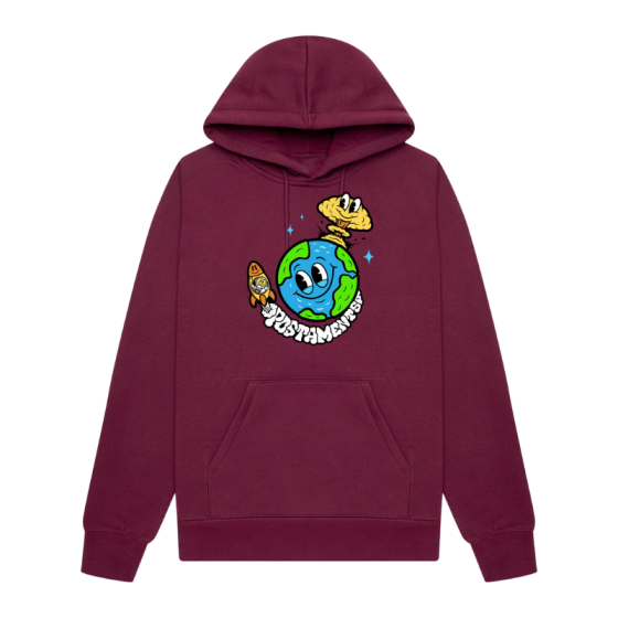 Худи Postaments Planet pst-planet-bor-23 (bordo)