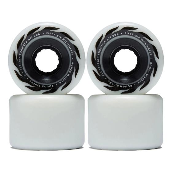 Колеса Bones All Terrain Formula Rough Riders 80A WSCPRR065680W4 (white)