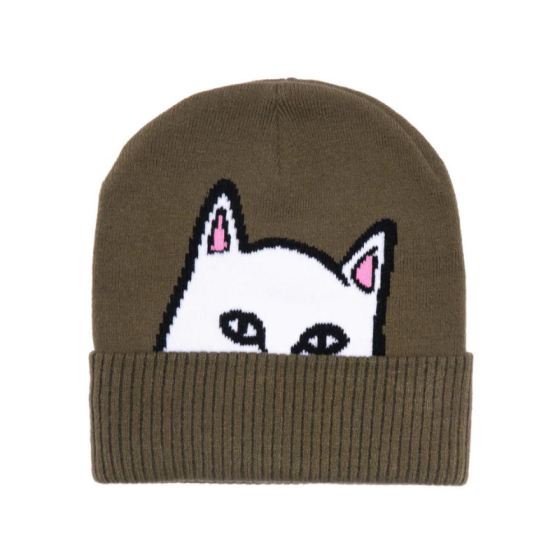 Шапка Ripndip Peeking Nermal Beanie RND8127 (forest)