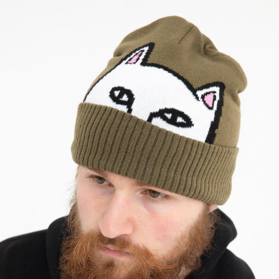 Шапка Ripndip Peeking Nermal Beanie RND8127 (forest)