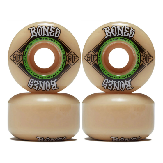 Колеса Bones Street Tech Formula 99A Wide V4 WSCAEV4W5399A4 (white)