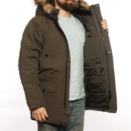Куртка зимняя Carhartt WIP AW17 Anchorage I021866 (cypress-black)