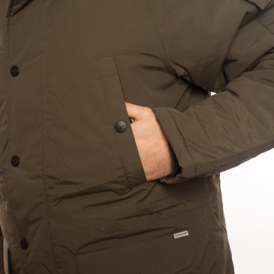 Куртка зимняя Carhartt WIP AW17 Anchorage I021866 (cypress-black)
