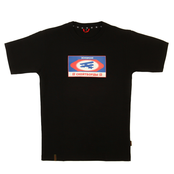 Футболка Юнион Скейтборды Спички un23-spchtee-blk (черный)