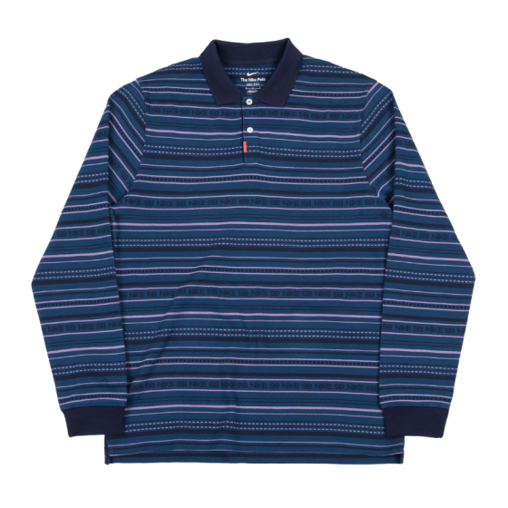 Рубашка-Поло Nike SB The Nike Polo SB DF Jacquard LS DC9873-410 (midnight navy)