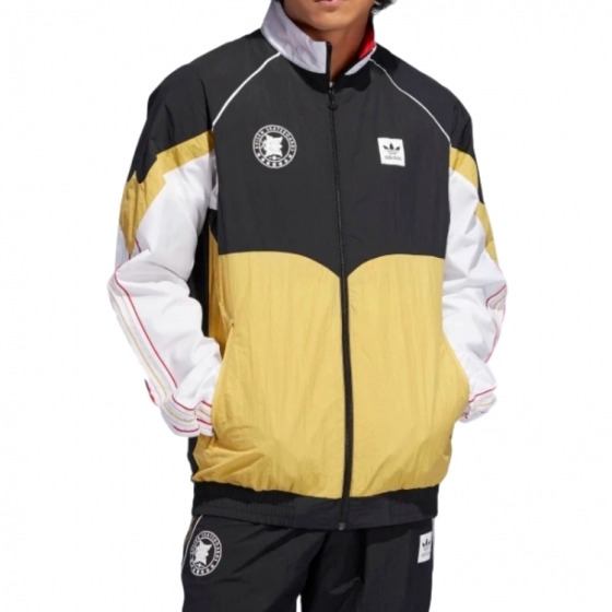 Ветровка adidas Skateboarding Evisen Track Jacket DU3900 (black-white-pyrite)