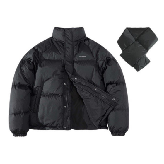 Пуховик Nothomme Scarf Teflon Puffer 20M022blk (black)