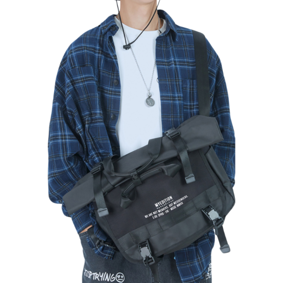 Сумка Через Плечо Myedition Urban Messenger Bag M89168 (black)