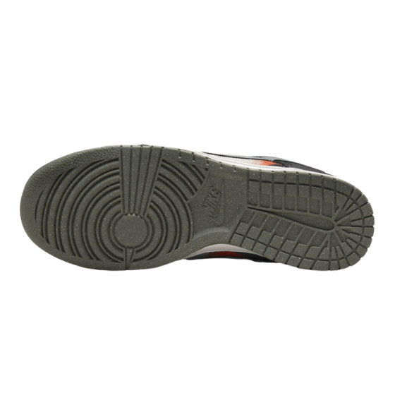 Кроссовки Nike Dunk Low Retro PRM "Graffiti Black Red" DM0108-001 (black-tumbled grey)