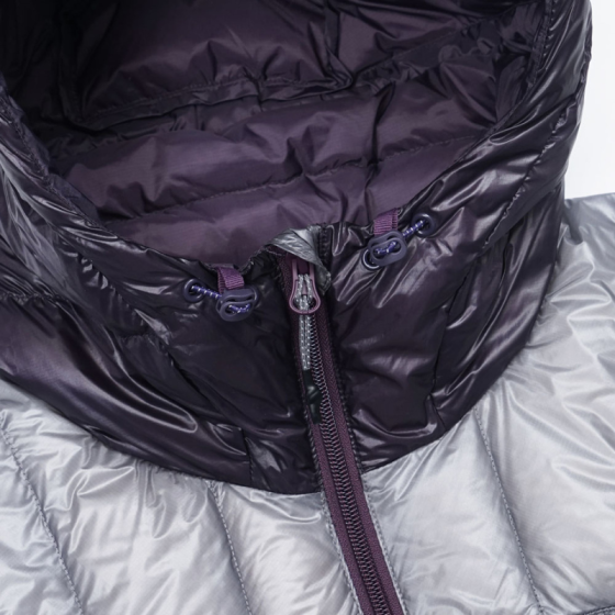 Куртка Nothomme Down Hooded Jacket 24NOYR002GY (silver-violet)