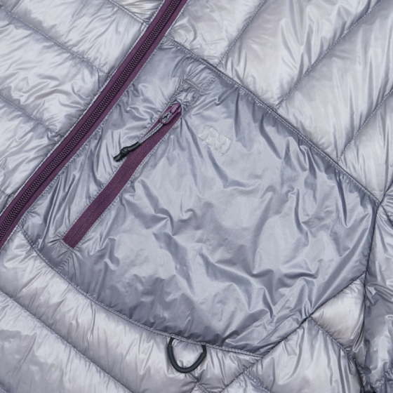 Куртка Nothomme Down Hooded Jacket 24NOYR002GY (silver-violet)