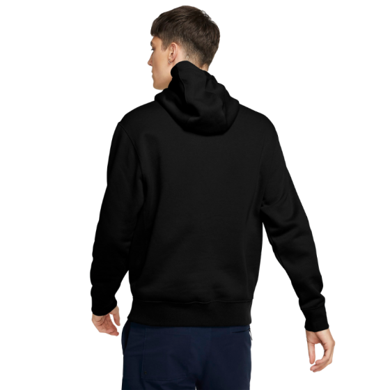 Худи Nike Club Fleece Half Zip Hoodie BV2699-010 (black-white)