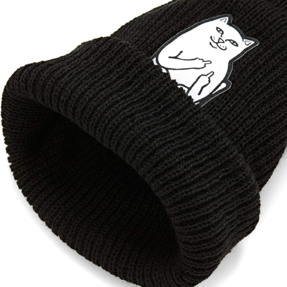 Шапка Ripndip Lord Nermal Ribbed Beanie RND1890 (black)