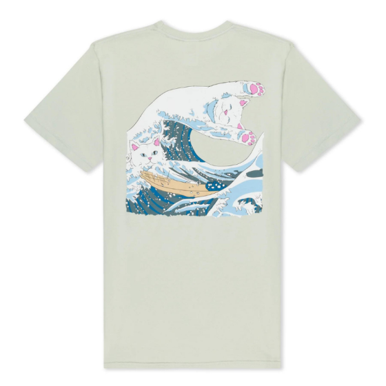 Футболка Ripndip Great Wave Tee RND9963 (sage)