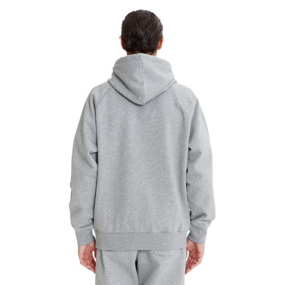 Худи Carhartt WIP Hooded Chase Sweatshirt I026384 (grey heather-gold)