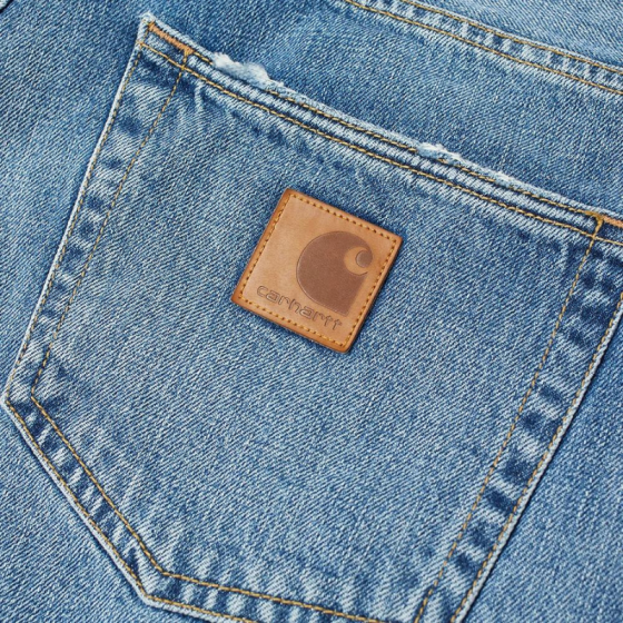 Джинсы Carhartt WIP Klondike Pant I016735 (blue mid used wash)
