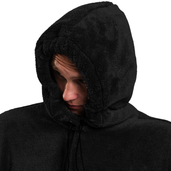 Худи Hardlunch Fur Hood 5024000055 (черный)